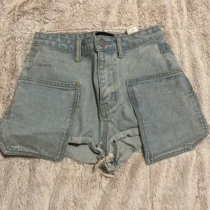 Denim shorts size 4